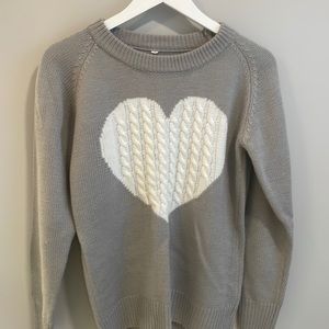 Heart sweater